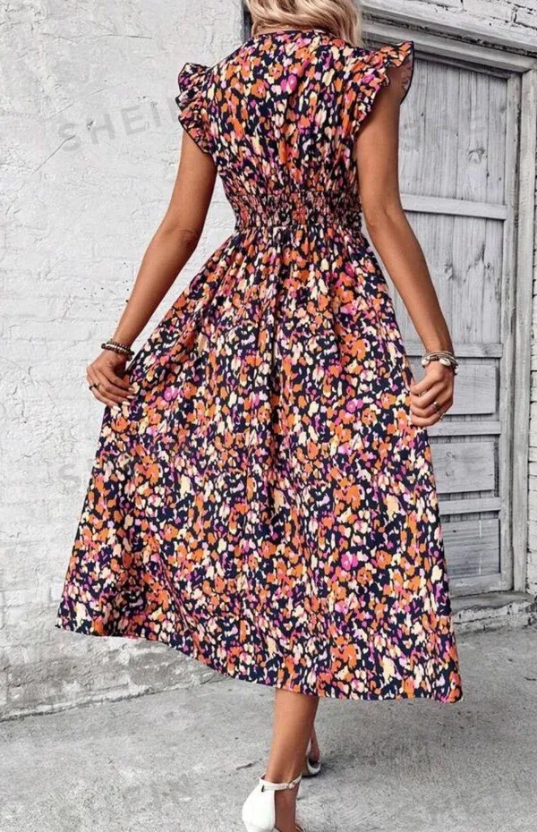 SheIn Floral Midi Dress - Image 2