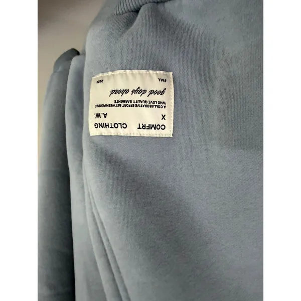 Comfrt Affirmation Collection Vol 9 Oversized Full Zip Hoodie Blue Large - Image 5