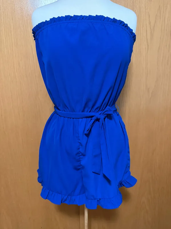 Blue romper Size M - Image 2