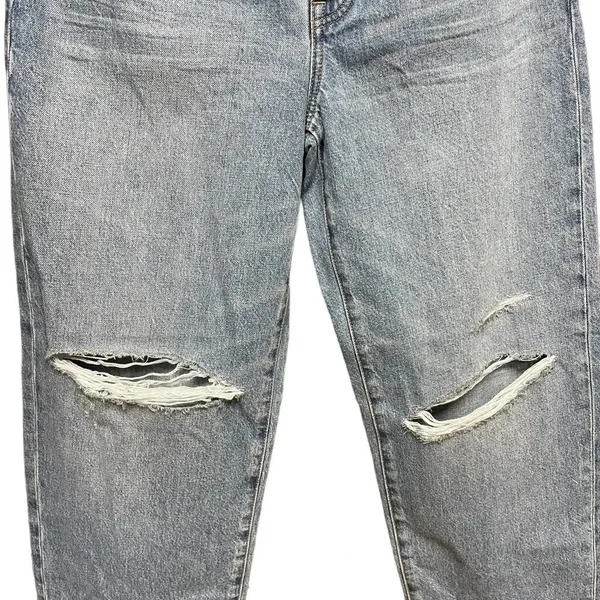 Madewell The Dadjean Destroyed‎ Edition Jeans Dustin Wash Size 27 - Image 8