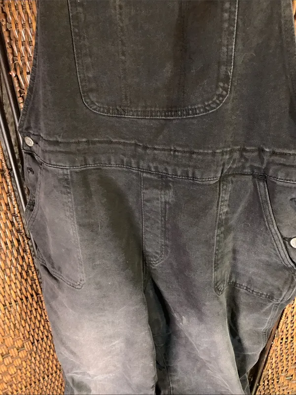 Old Navy Faded Look Overalls Size 16 - Image 2