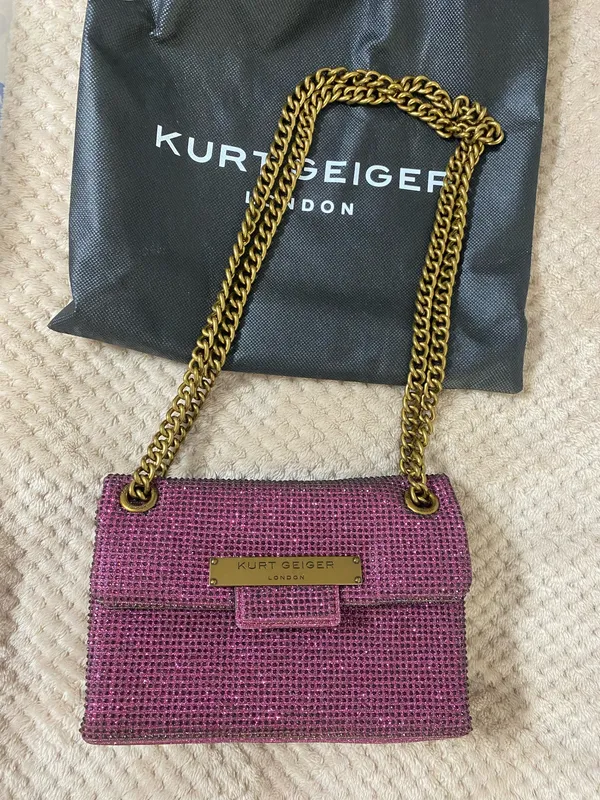 Kurt Geiger London Rhinestone Mini Brixton Shoulder Bag - Image 3