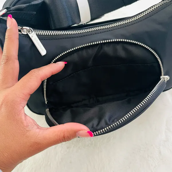 Lululemon Black Crossbody Bag with Nano pouch - Image 4