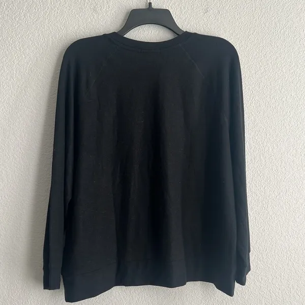 Beyond Yoga Plus Raglan Sleeve Bopo Pullover in Black, NWT, Size 1X - Image 7