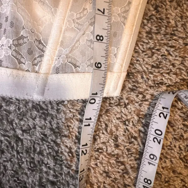 Gelmart Bustier Corset Lace Boning Lingerie Top White 36B‎ - Image 4