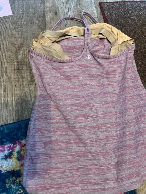 Lululemon power y muted muave stripe galore - Image 7