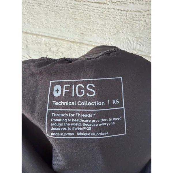 Figs HW Zamora High Waisted Jogger Scrub Pants Black Size XS Regular 1000207 NWT - Image 6