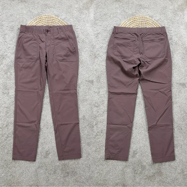 REI Co-op Women’s Taereen Pants Mid Rise Outdoor Hiking in Mauve 6P - Image 3