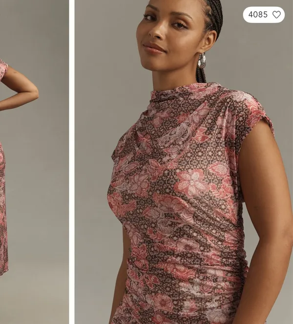 Anthro Mesh Dress - Image 4