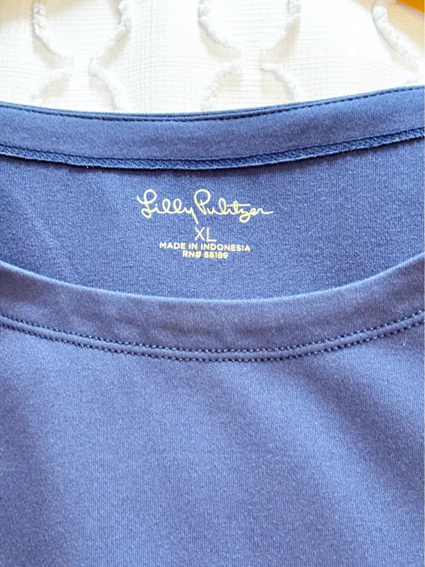 Lilly Pulitzer UPF 50+ Kaelin‎ Dress - True Navy - Image 6
