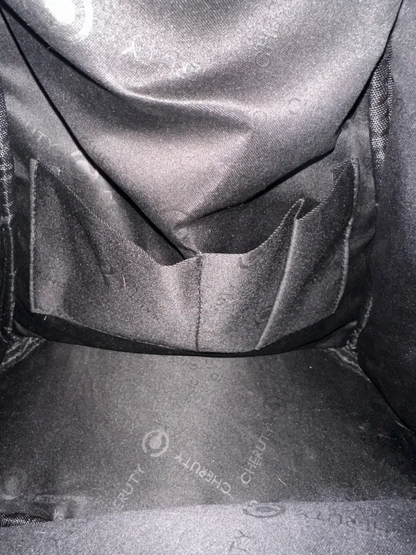 Black faux Leather Backpack - Unbranded - Image 9