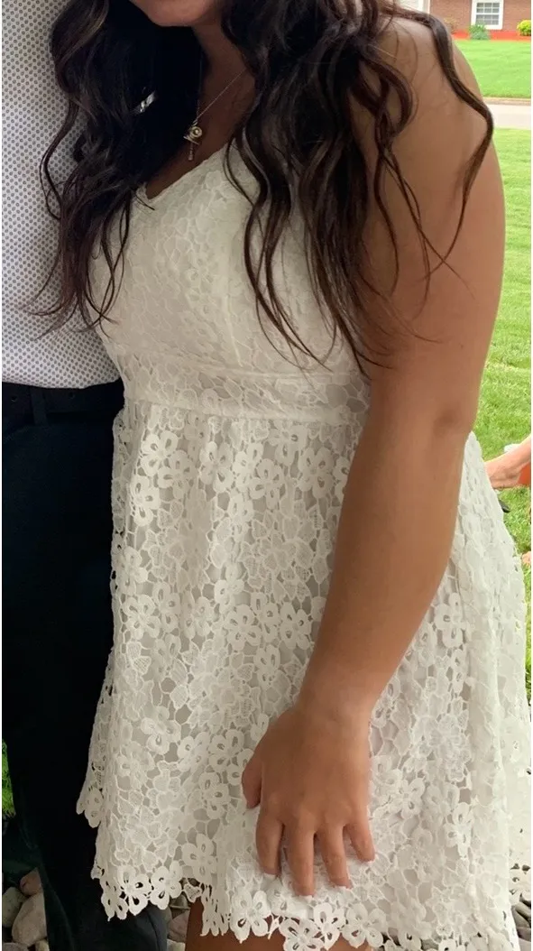Abercrombie White Dress Mini - Image 4