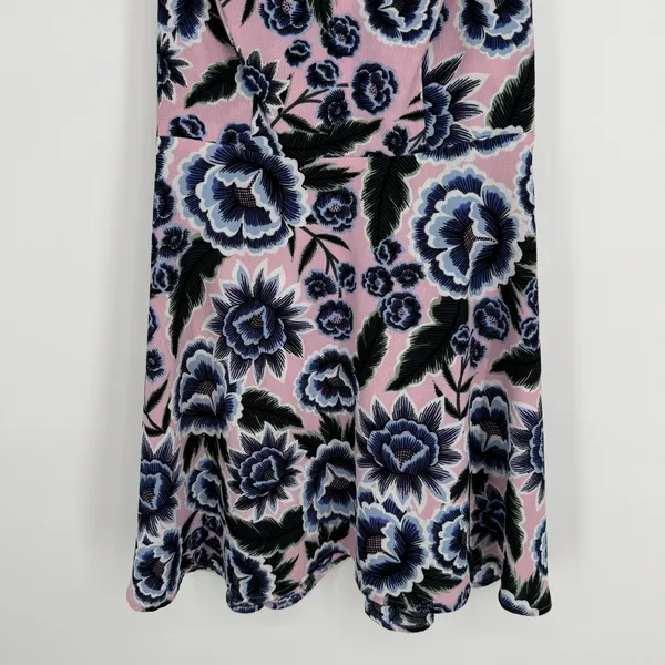 Show Me Your Mumu Floral‎ Mini Dress Medium Pink Blue Fit & Flare Boho Spring - Image 6