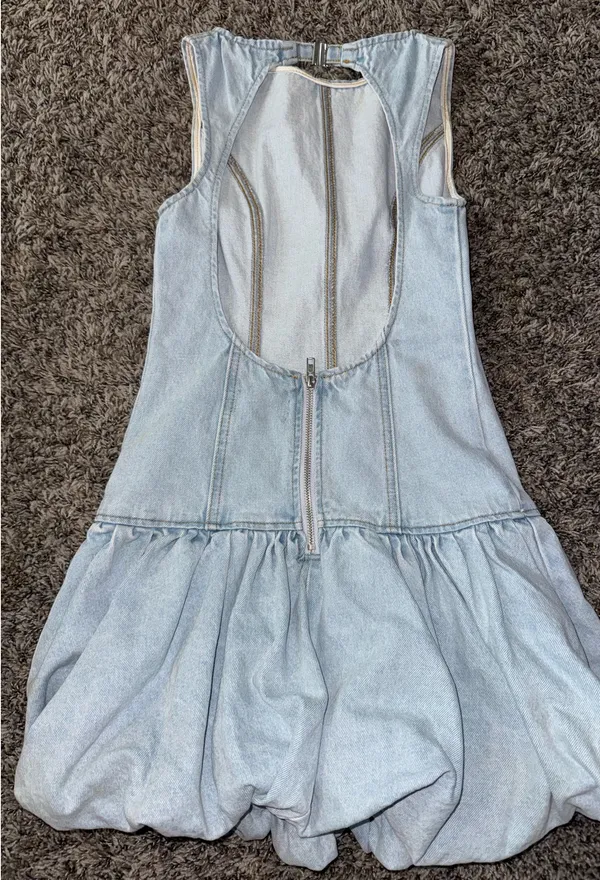Peppermayo Dress Mini Denim - Image 3