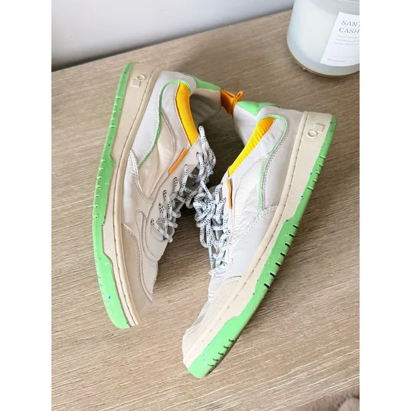 ONCEPT Porto Sneakers‎ Womens White Lime Yellow 39/ 8.5 - Image 4