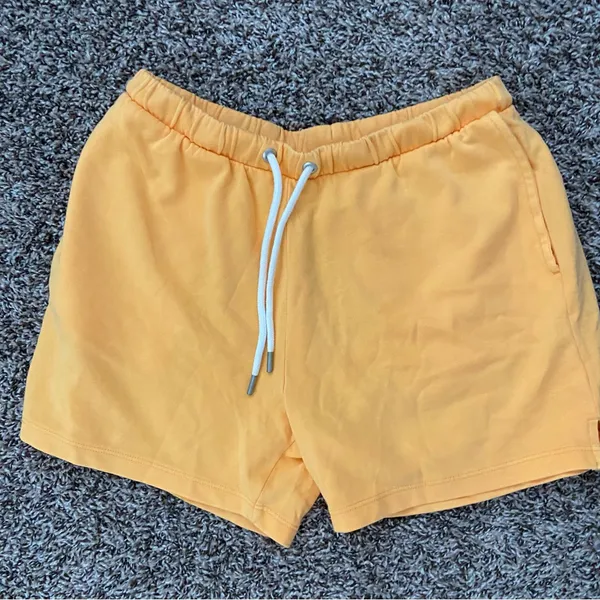 H&M orange sweatshorts - Image 3