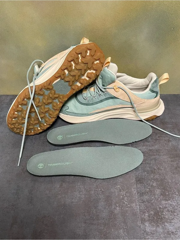 Timberland Motion Access Waterproof Women's Trail Sneakers Green/Tan Size 10 - Image 4