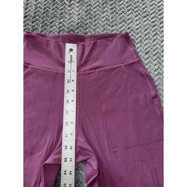 Lululemon‎ Women's Align High Rise Jogger Pants Front Pockets Plum Size 4 - Image 7