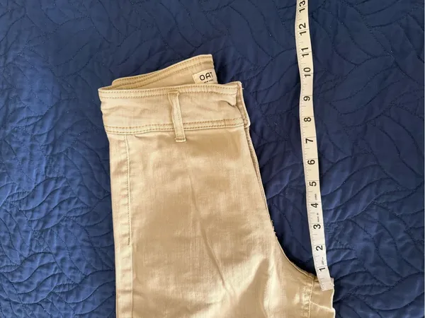 Oat New York High Waist Wide Leg Jeans in Beige / Cream - Image 7