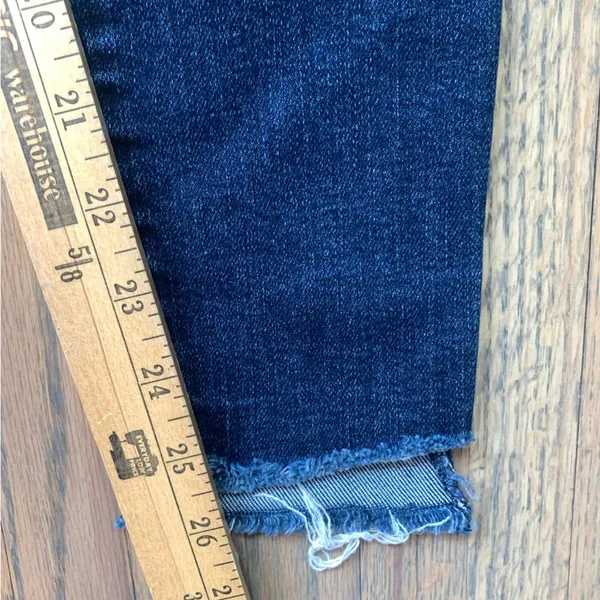 Mother the stunner ankle step fray disco dolls 24 jeans - Image 2