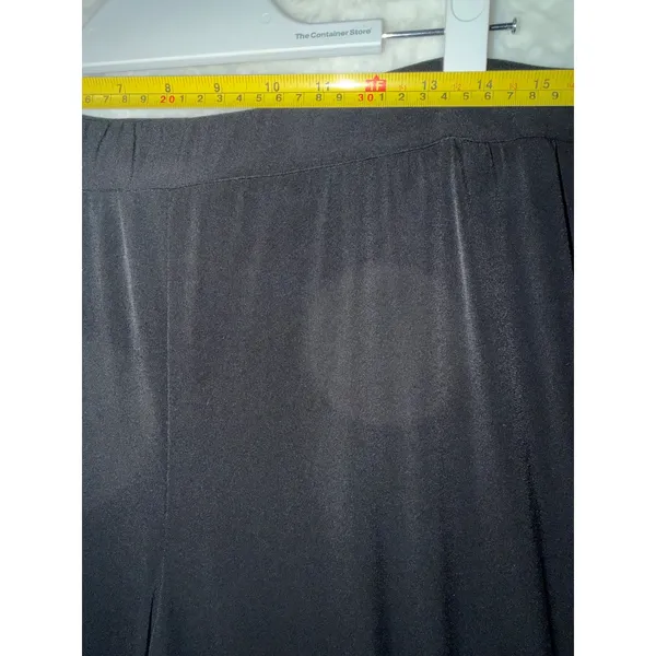 Spiegel Womens XL Black Wide Leg Lounge Pants Elastic Waist Stretch‎ Flowy - Image 4