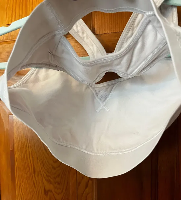 White Sports Bra - Image 3