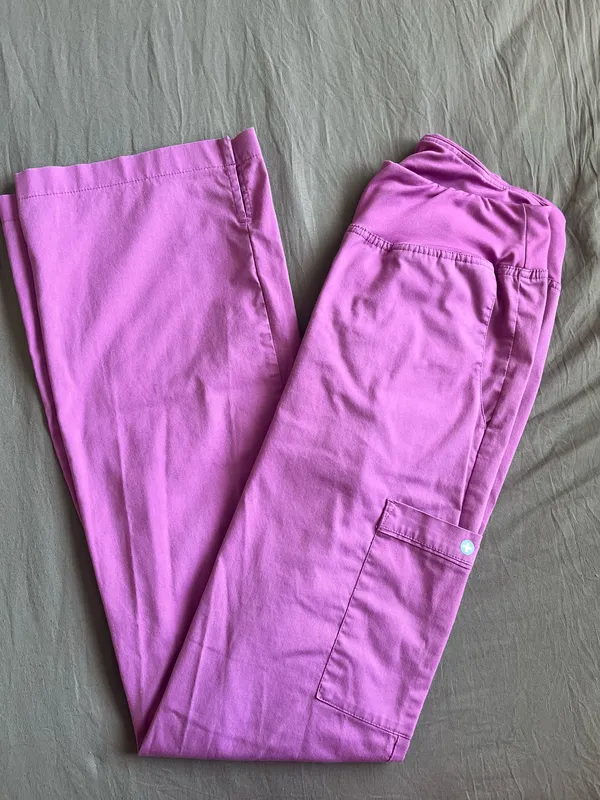 White Cross Allure Style 31 Scrub Pants Pink - Image 2