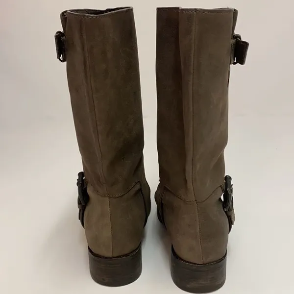 Cole Haan Air‎ Leather Leora Buckle Moto Boots A1 - Image 8