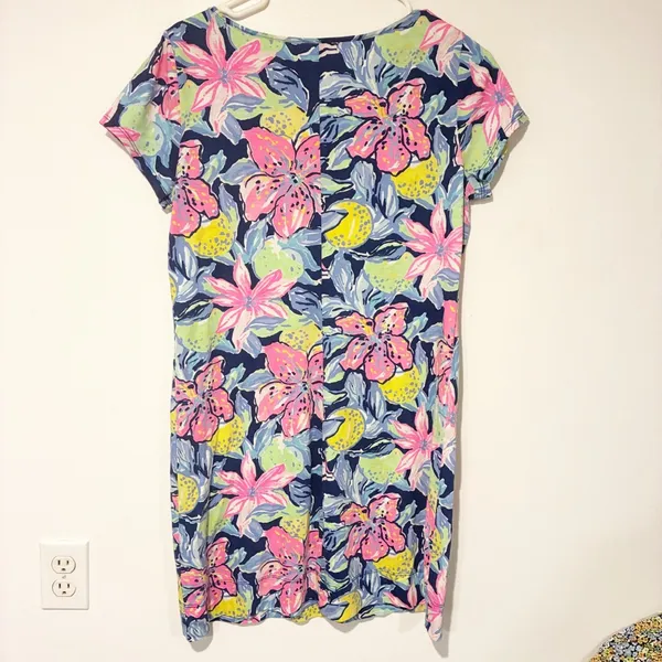 Lilly Pulitzer Size Medium Marlowe Head in the Sand Pima‎ Cotton Shirt Dress - Image 4