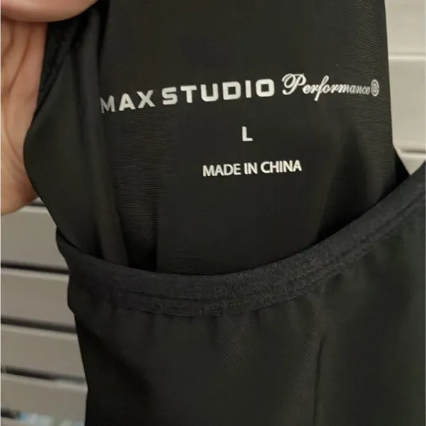 NWT Max Studio Performance dress large black - Image 6