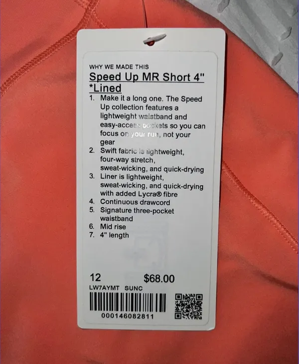 Lululemon Speed Up Shorts - Image 4