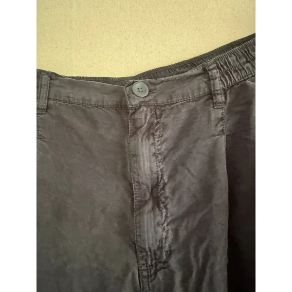 Aerie XL Lyocell Relaxed Pants Washed Black Elastic Waist MSRP $55 - Image 4