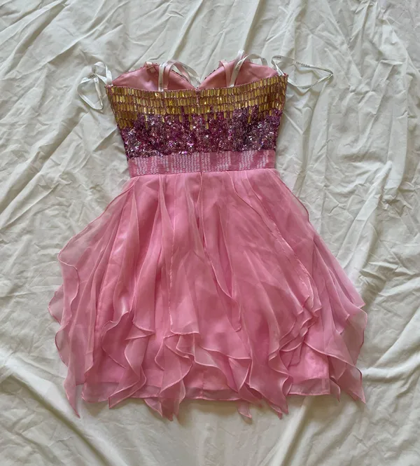 Sherri Hill Pink Embellished Dress - Image 2