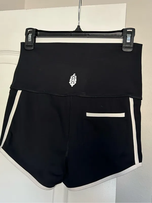 FP Movement by Free People Island Time Shorts High-Waist Wide Waistband - Image 4