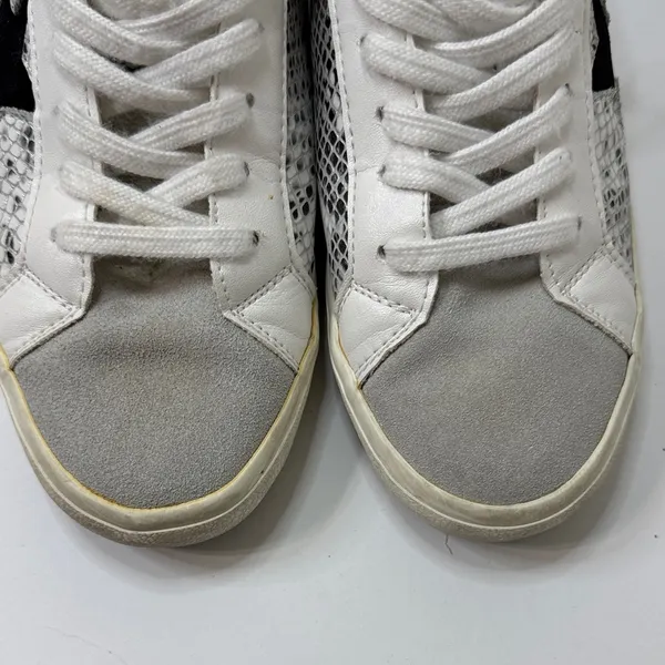 Vintage Havana White and Black Star Sneakers - Image 10