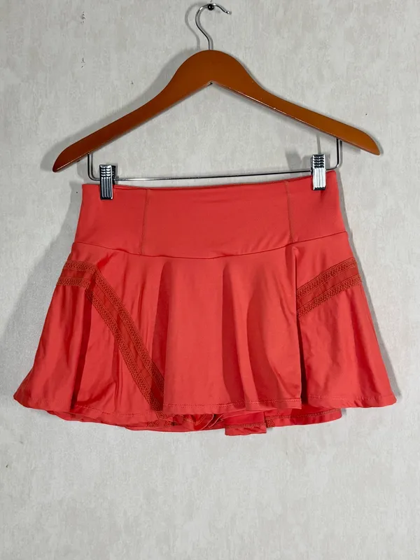 Free People Movement Women’s Pleats & Thank You Skort Skirt in Electric Sunset M - Image 4