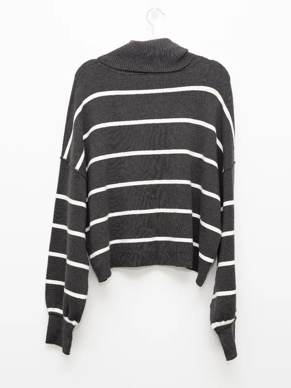 Free People - Paulie Striped Turtleneck Sweater - Image 3