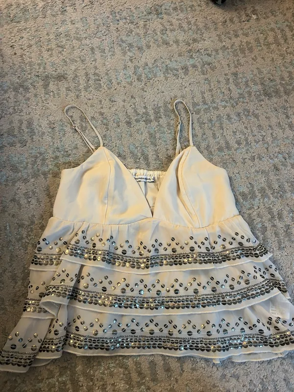 Abercrombie Sequin Tiered Cami - Image 7