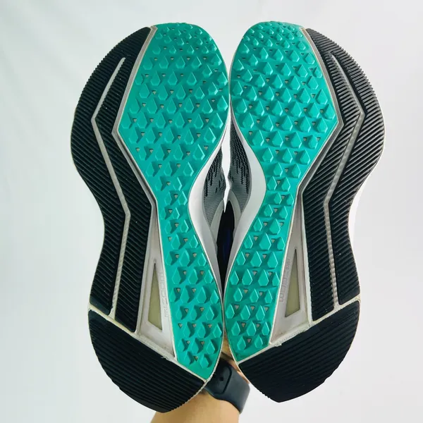 Nike Air Zoom Winflo 6 Black White Oracle Aqua‎ Women 8.5 Running Shoes AQ8228 - Image 8