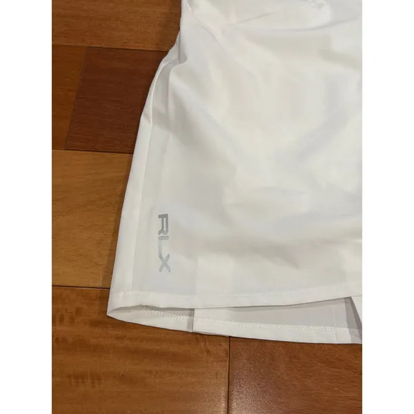NWT RLX Ralph Lauren 17" Performance Stretch Golf Skort White Pleated XS - Image 3