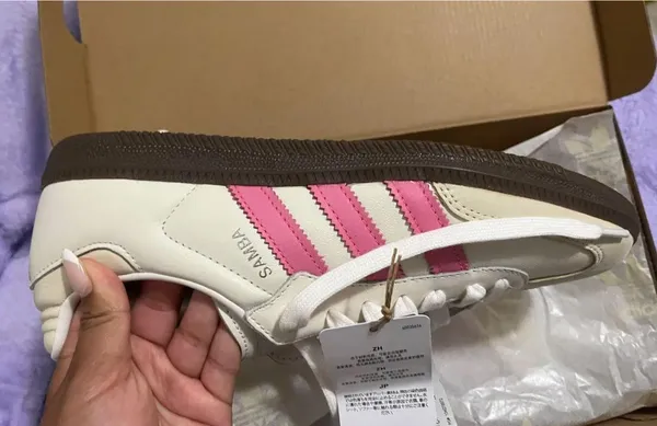 Adidas Pink Samba Sneakers - Image 5