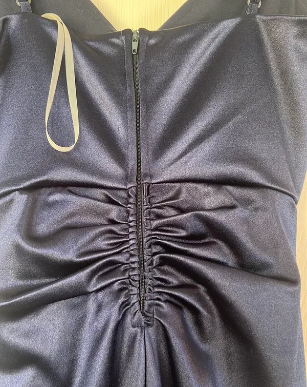 Honey and Rosie Navy Homecoming Dress - Image 4