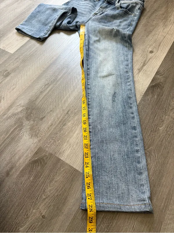 Risen Jeans Elevated Ease High Rise Straight Leg 25” Waist - Image 9