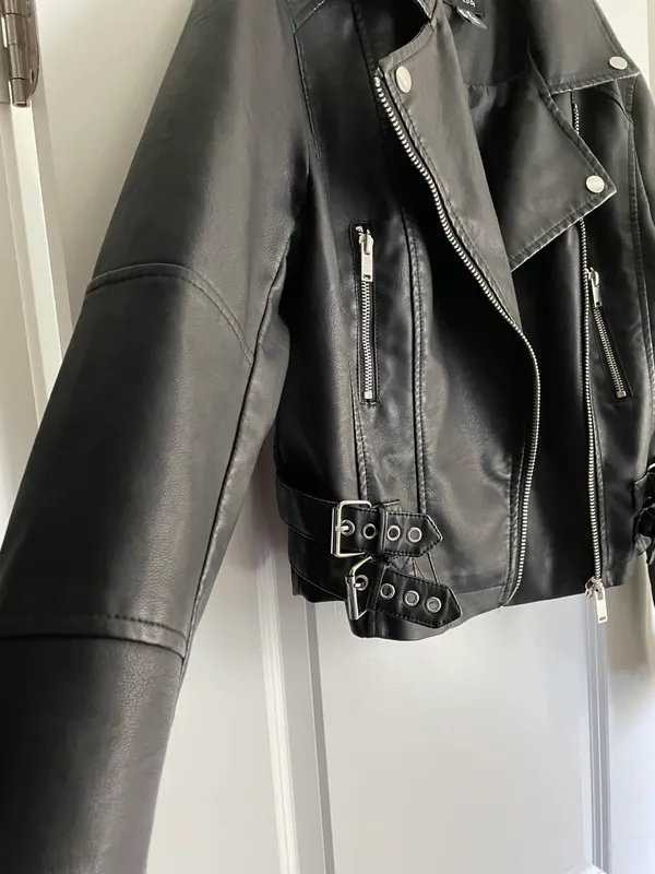 New Look Faux Leather Jacket - Image 4