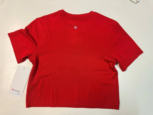 Lululemon Swiftly Perforated Stripe Short Sleeve - Image 6