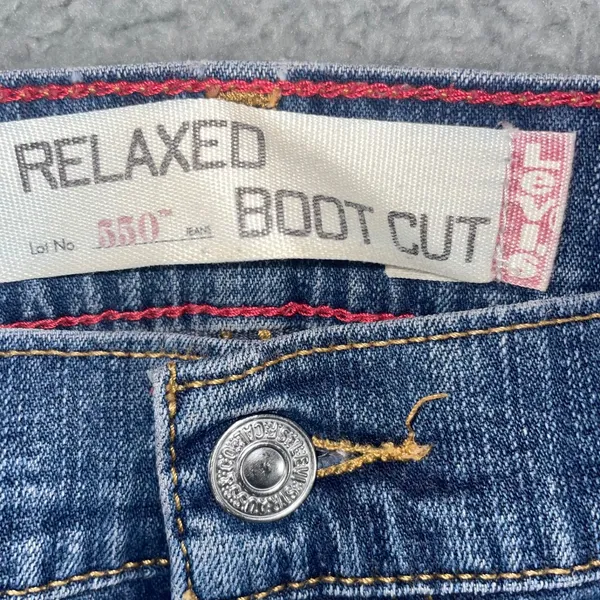 Levis 550 Relaxed Bootcut Jeans Women 8 Mid Rise 30x32 Y2K Western‎ Vintage - Image 9