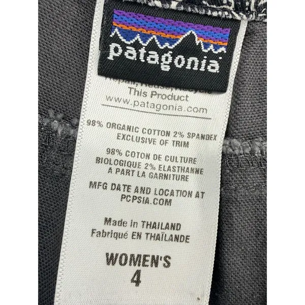 Patagonia Women's Mauve Taupe Cargo Style Pants Organic Cotton Size 4 EUC!!! - Image 4