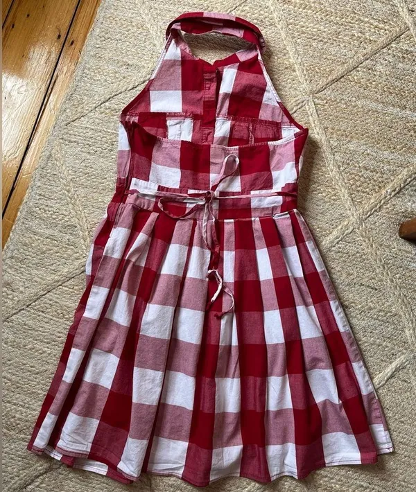 Red and White Checked Dress by Pretty Good - Image 3