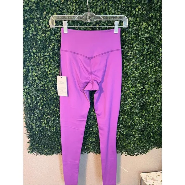 Girlfriend Collective Purple High Rise Leggings Size XS NWT - Image 4