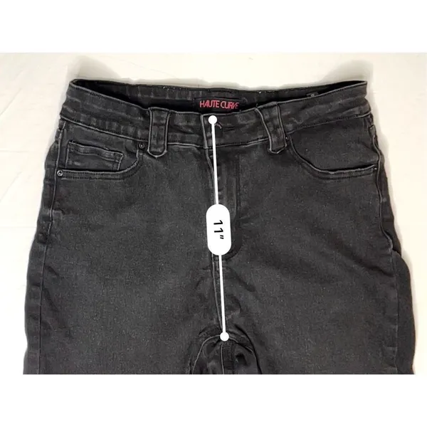 Haute Curve Skinny Ankle High Rise Stretch Black Jean sz 14 Y2k Hipster‎ - Image 5